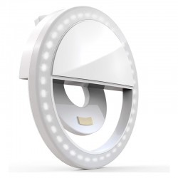 LED Smart Phone Camera Photo Beauty Light,Ring Light Clipped On The Phone,Three Files Lighting Adjustment.